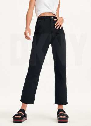 Black DKNY Broome Women's Jeans | USA-D0676