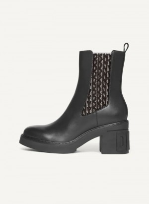 Black DKNY Charlotte Chelsea Shoes Boots | USA-D0272
