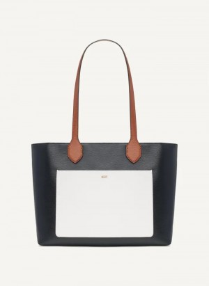 Black DKNY INES PVC Bags Tote Bags | USA-D1154