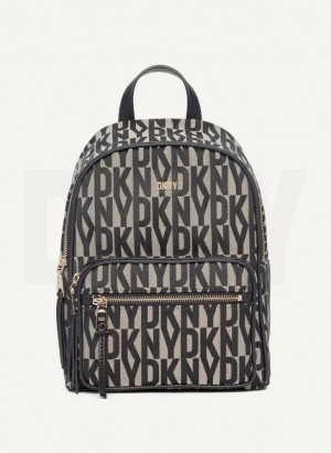 Black DKNY Maxine Bags Backpacks | USA-D1333