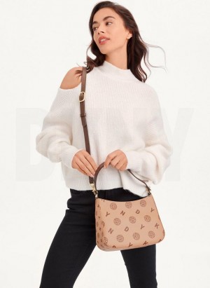 Black DKNY Medium Bags Shoulder Bags | USA-D0174
