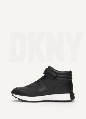 Black DKNY Noemi Shoes Sneakers | USA-D0228
