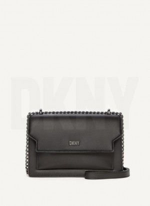 Black / Grey DKNY Millie Bags Shoulder Bags | USA-D1354