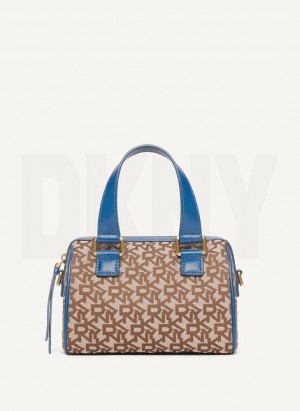 Blue DKNY Mini Satchel Bags Crossbody Bags | USA-D0399
