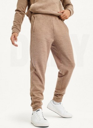 Brown DKNY Lounge Men's Pants | USA-D1808