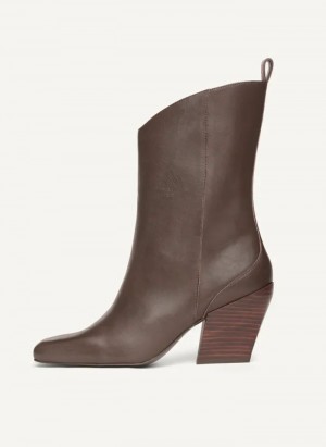 Brown DKNY Luna Shoes Boots | USA-D0413