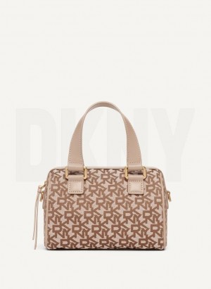 Brown DKNY Mini Satchel Bags Crossbody Bags | USA-D1488