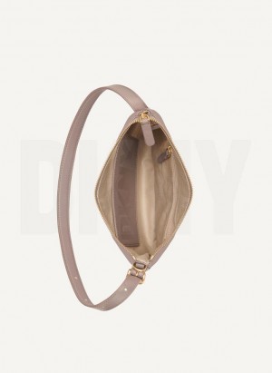 Brown DKNY The Small Optimist Bags Tote Bags | USA-D0721