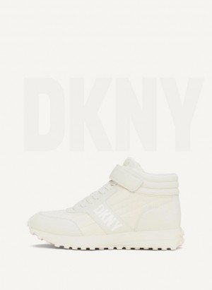 Cream DKNY Noemi Shoes Sneakers | USA-D1012