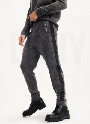 Dark Grey DKNY Lounge Men's Pants | USA-D1024