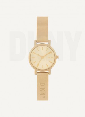 Gold DKNY Soho Women's Watches | USA-D1653