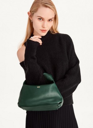 Green DKNY Mini Modernist Knot Bags Tote Bags | USA-D1403