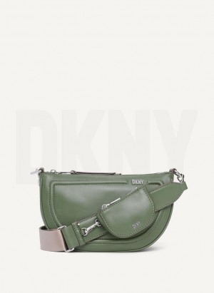 Green DKNY Orion Bags Crossbody Bags | USA-D0225