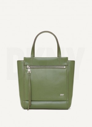 Green DKNY Pax North-South Bags Tote Bags | USA-D0180