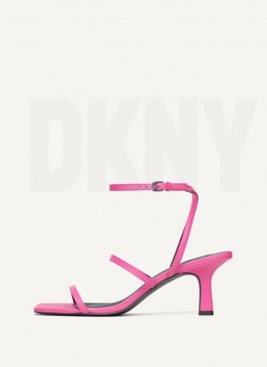 Pink DKNY Christy Shoes Heels | USA-D1212