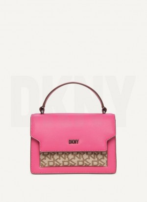Purple Multicolor DKNY Millie Logo Bags Crossbody Bags | USA-D1801
