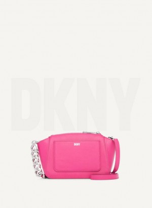 Rose Purple DKNY Mini Dome Bags Crossbody Bags | USA-D0264