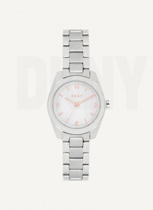 Silver DKNY Nolita Women's Watches | USA-D0417