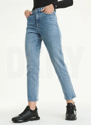Wash DKNY Slim Straight Women's Jeans | USA-D1887