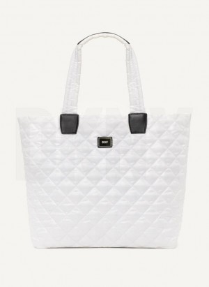 White DKNY Maya Bags Tote Bags | USA-D0988