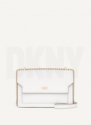 White DKNY Millie Bags Shoulder Bags | USA-D0265