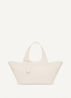 White DKNY The Large Effortless Bags Tote Bags | USA-D1222