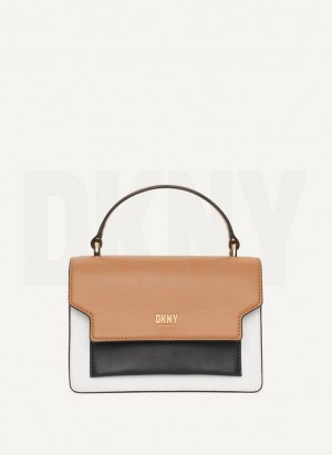 White / Multicolor DKNY Millie Bags Crossbody Bags | USA-D0904