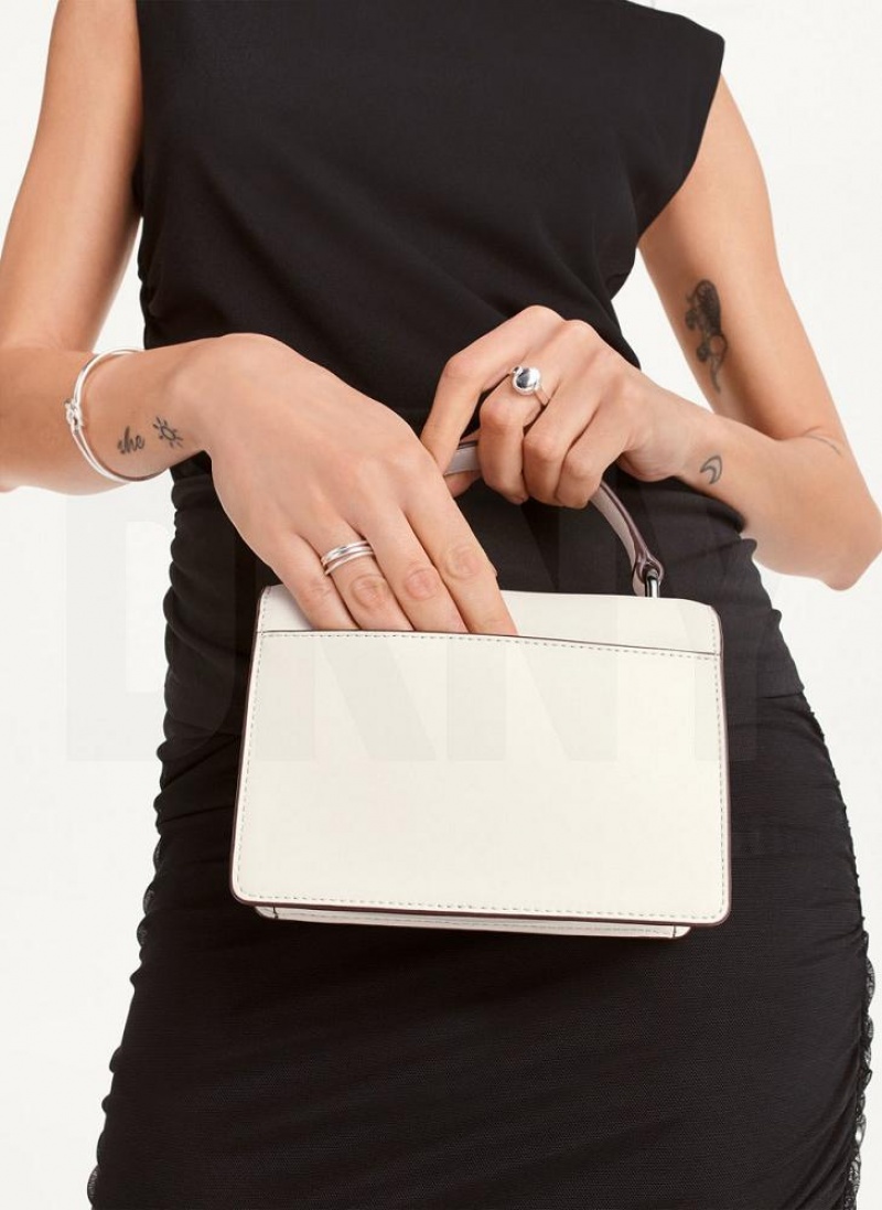 Beige DKNY Millie Bags Crossbody Bags | USA-D0431