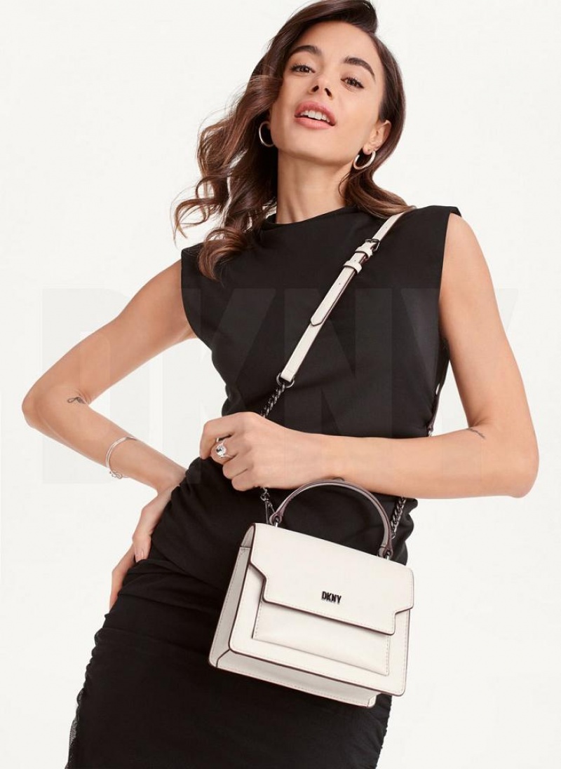 Beige DKNY Millie Bags Crossbody Bags | USA-D0431