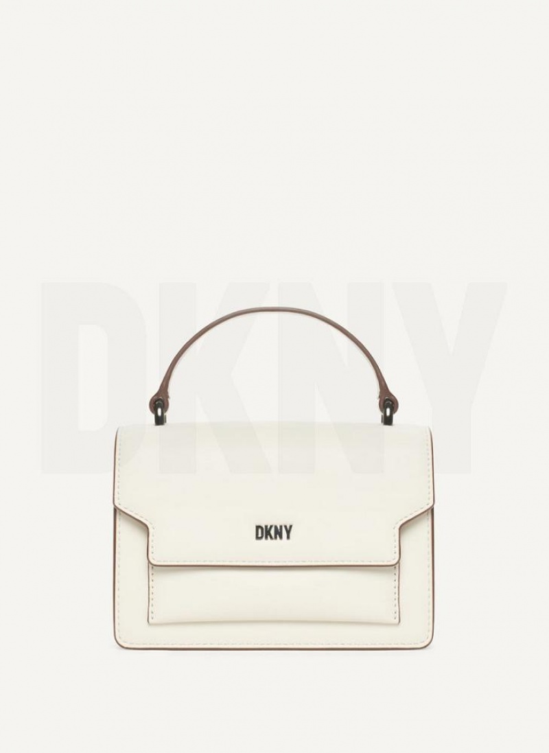 Beige DKNY Millie Bags Crossbody Bags | USA-D0431