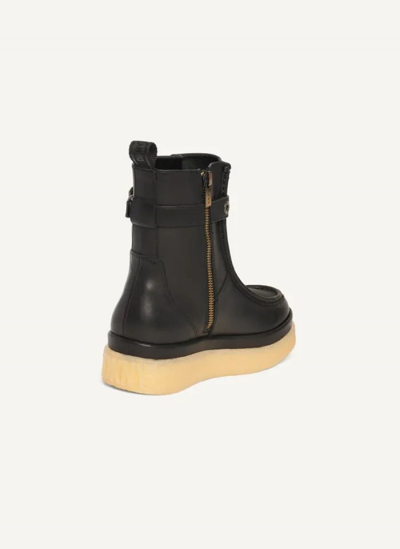 Black DKNY Autumn - Crepe Sole Shoes Boots | USA-D1844