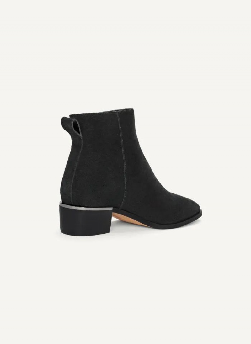 Black DKNY Brenlyn - W/ Zipper Shoes Boots | USA-D0733