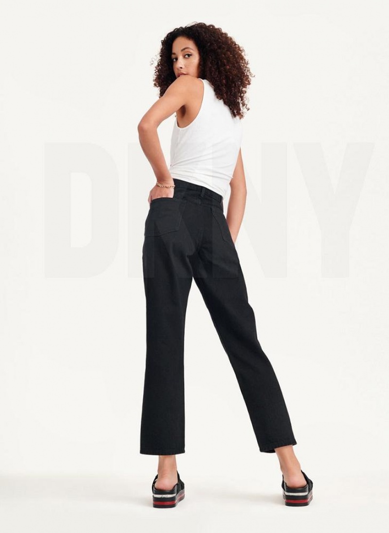 Black DKNY Broome Women's Jeans | USA-D0676