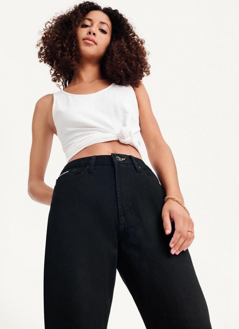 Black DKNY Broome Women's Jeans | USA-D0676