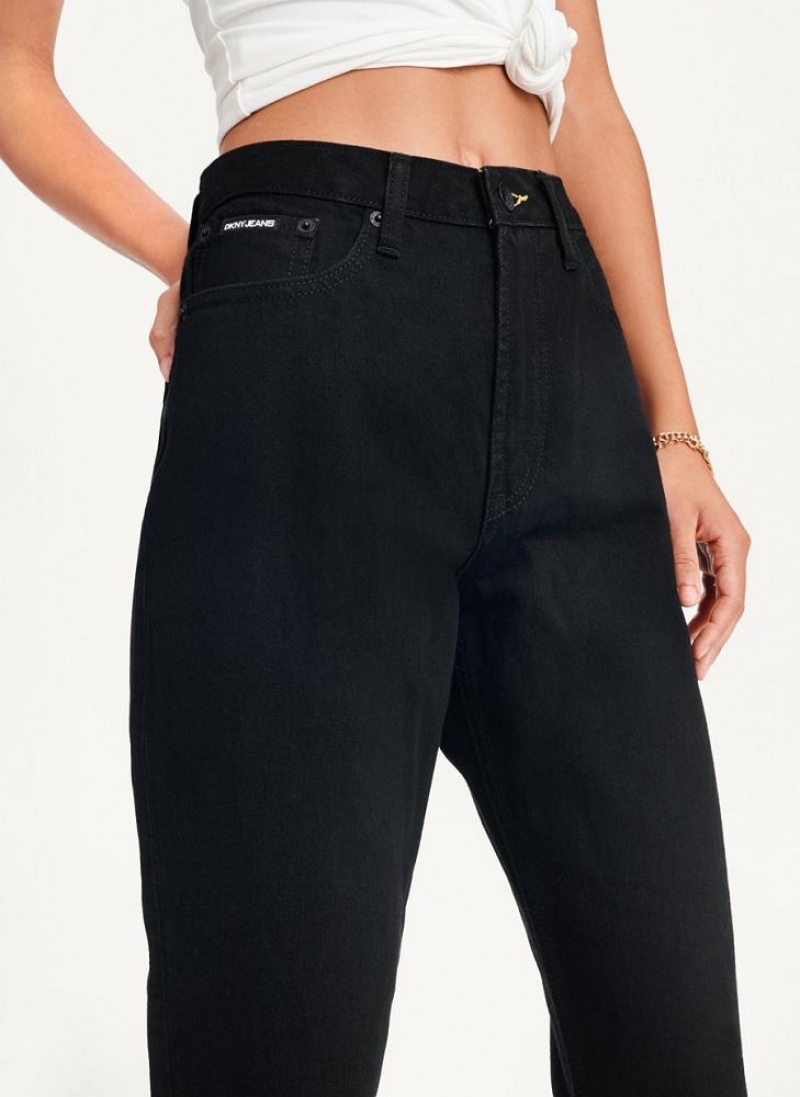 Black DKNY Broome Women's Jeans | USA-D0676