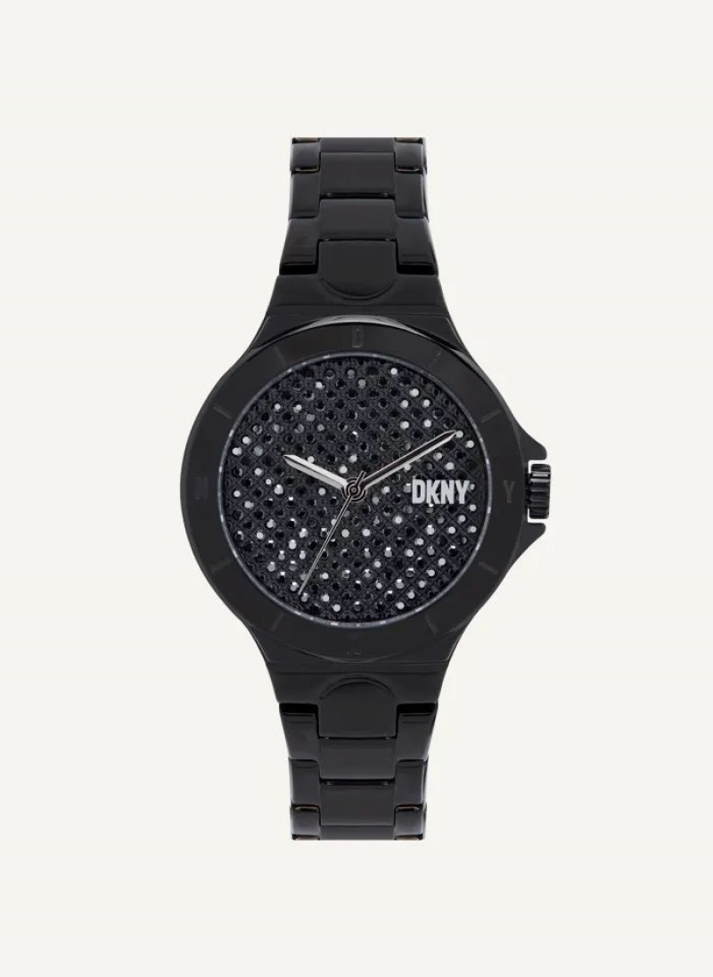 Black DKNY Chambers Women\'s Watches | USA-D1057