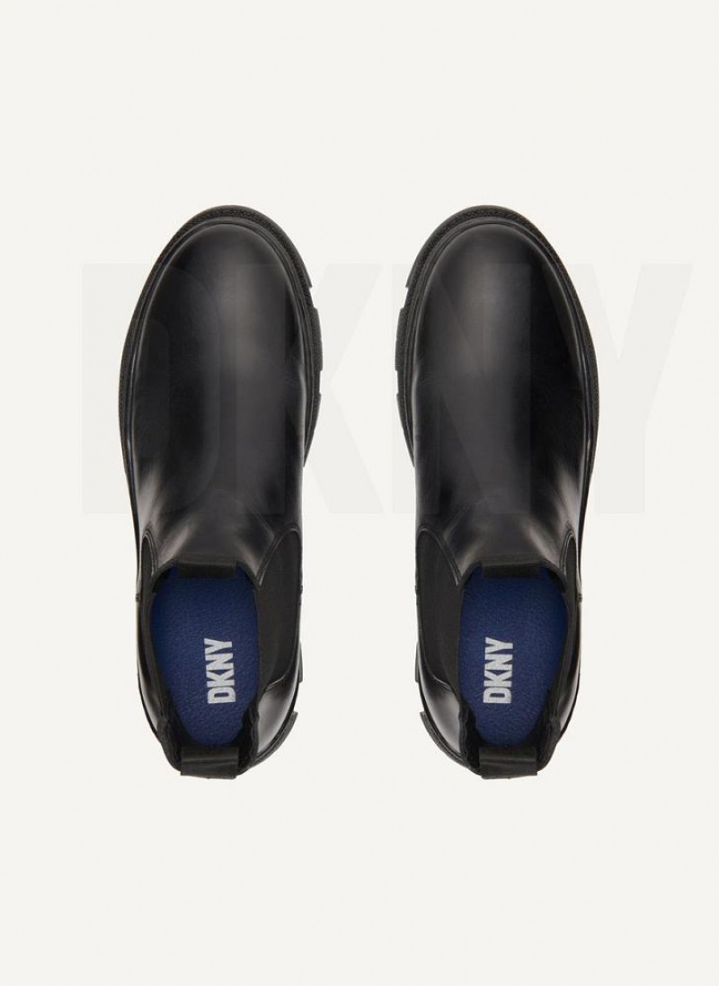 Black DKNY Chelsea Men's Boots | USA-D1244