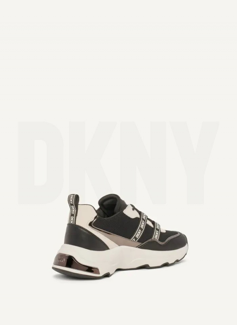 Black DKNY Justine Slip On Shoes Sneakers | USA-D1871