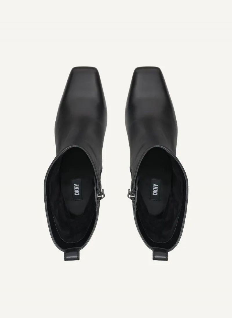 Black DKNY Luna Shoes Boots | USA-D1518