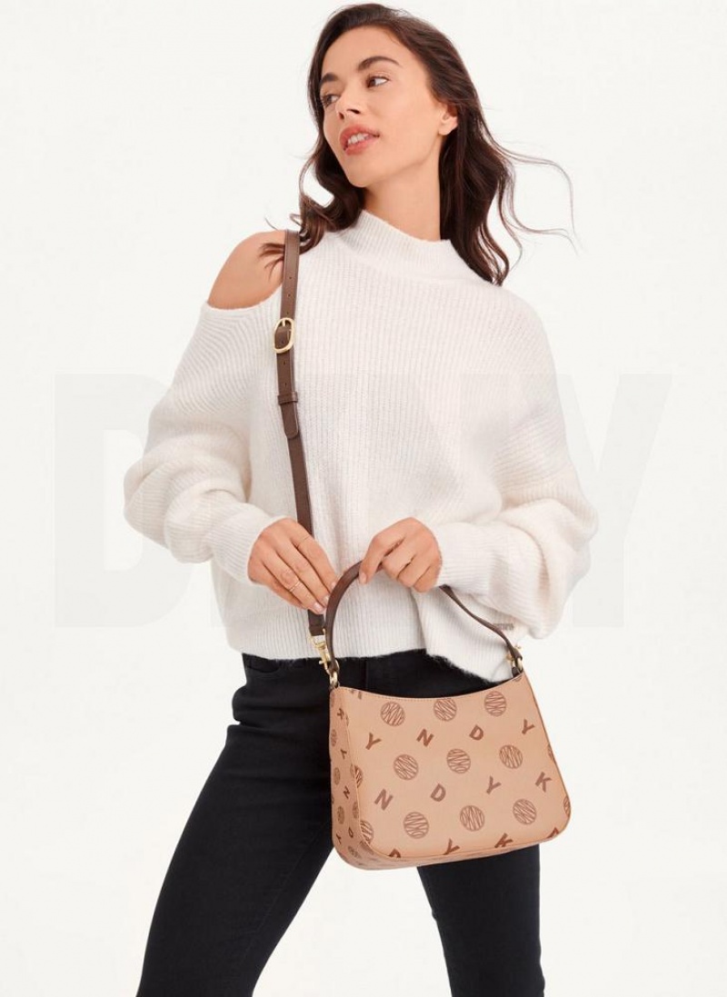 Black DKNY Medium Bags Shoulder Bags | USA-D0174