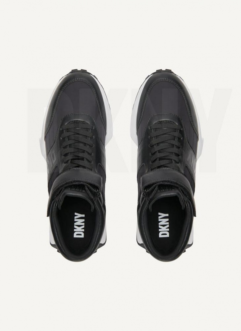Black DKNY Noemi Shoes Sneakers | USA-D0228