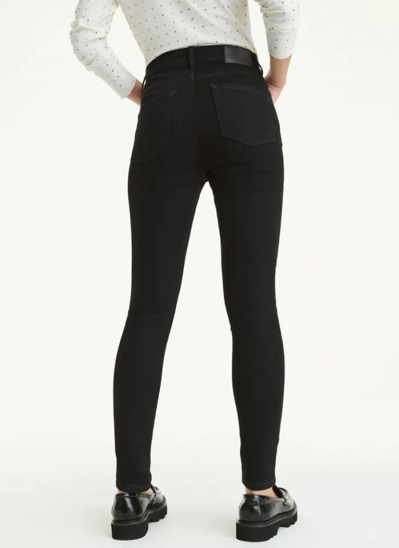 Black DKNY Skinny Women's Jeans | USA-D0631