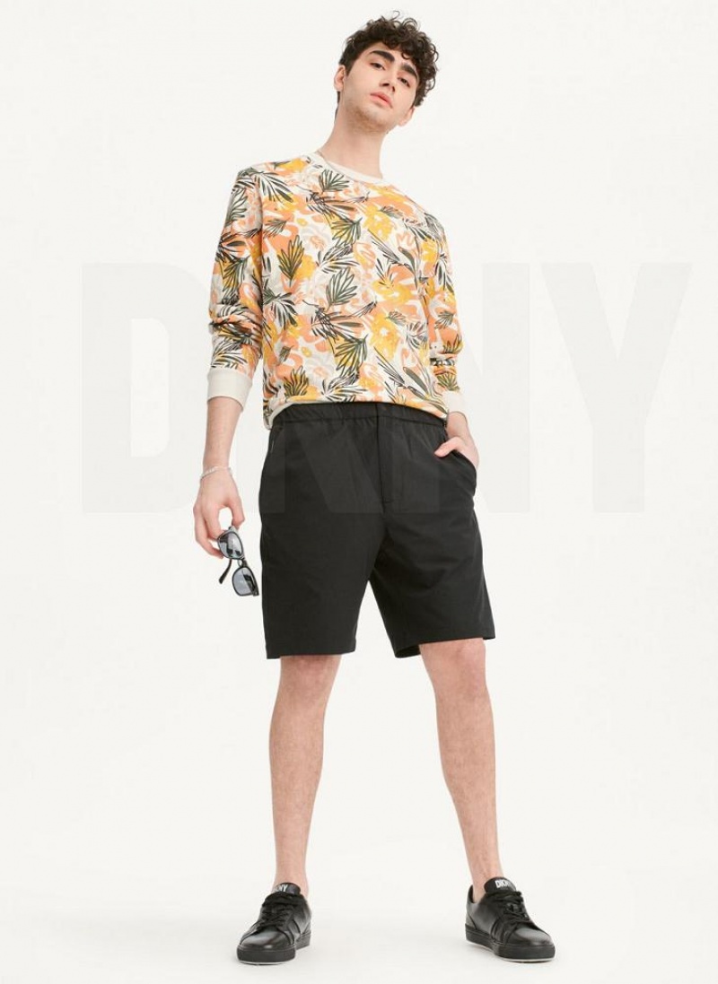 Black DKNY Sport Men's Shorts | USA-D1825