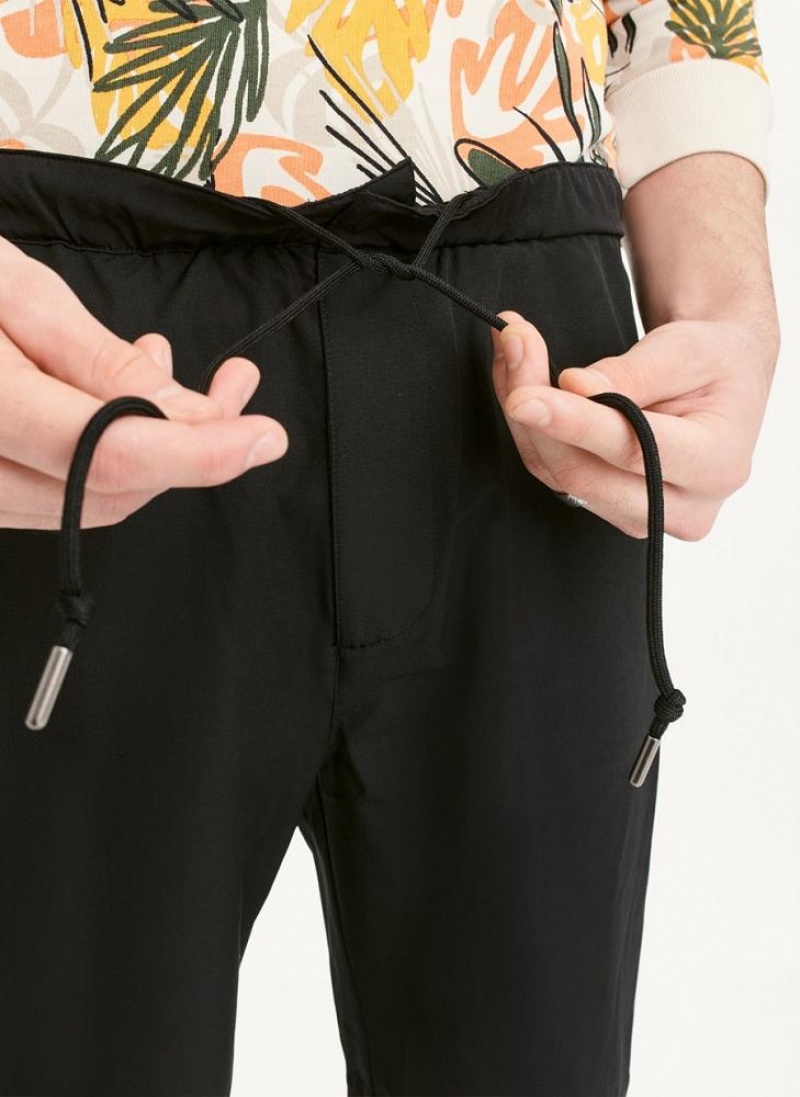Black DKNY Sport Men's Shorts | USA-D1825