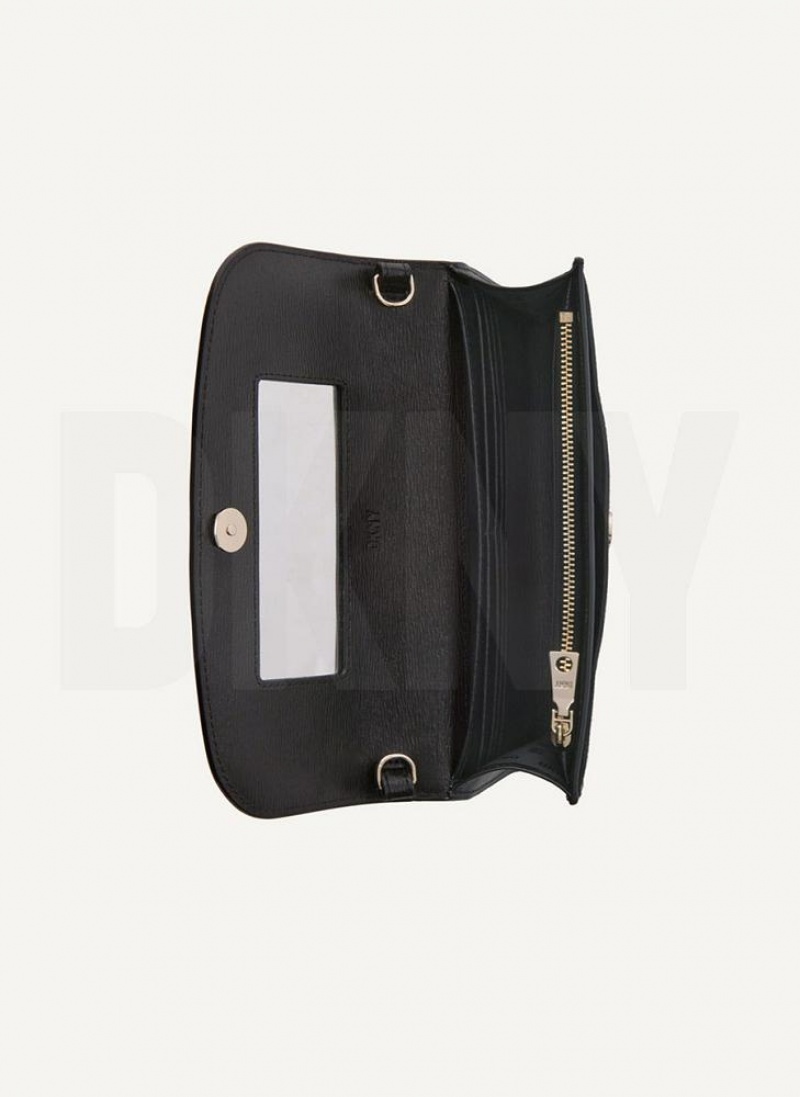 Black DKNY Sydney Bags Wallets | USA-D1233