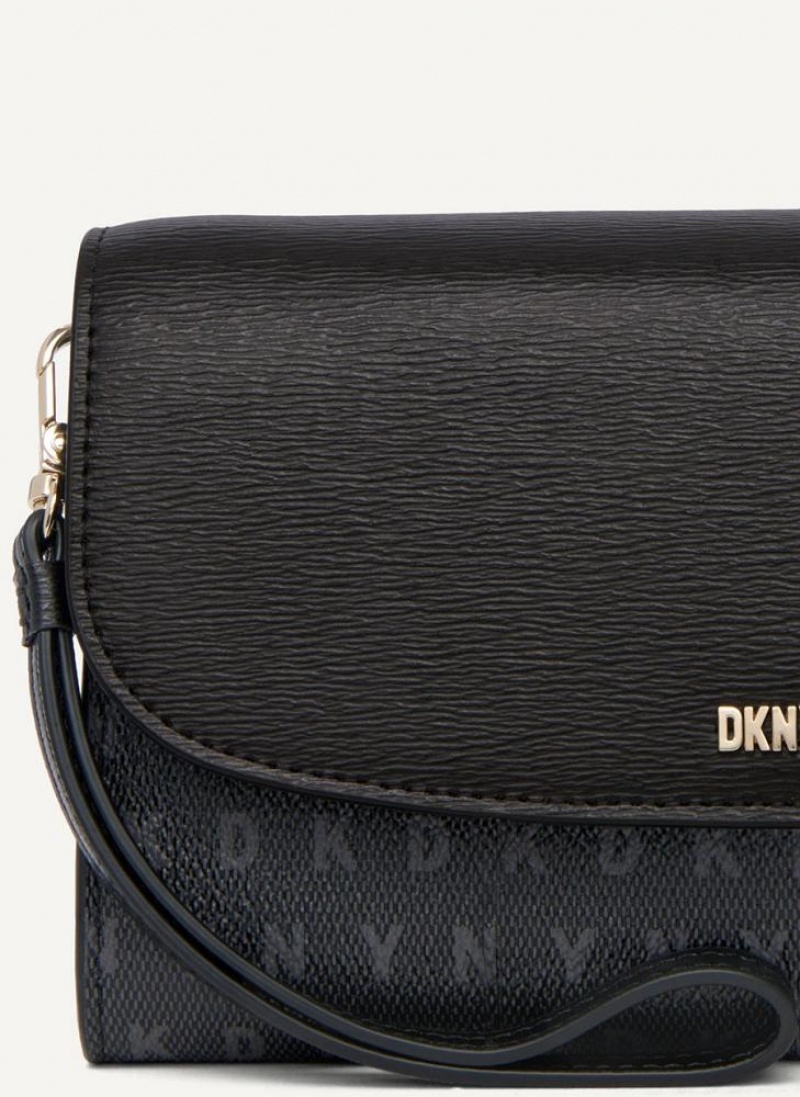 Black DKNY Sydney Bags Wallets | USA-D1233