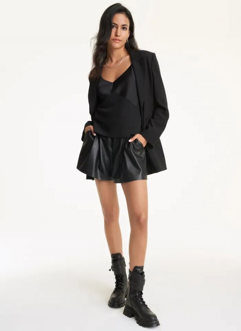 Black DKNY Tailored Women's Blazers | USA-D1395