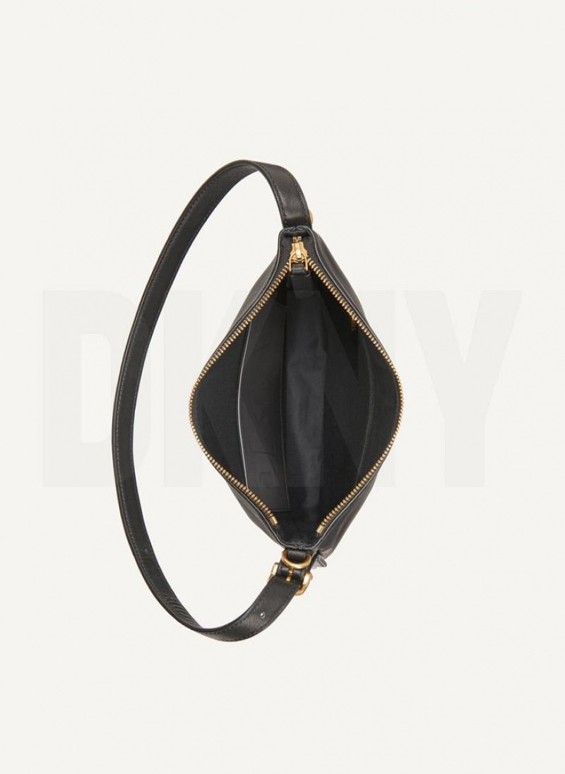 Black DKNY The Small Optimist Bags Shoulder Bags | USA-D0131