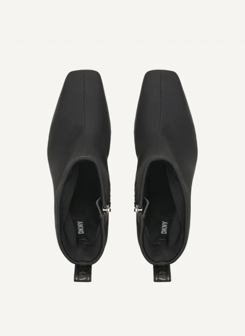 Black DKNY Wren - New Heel Shape (Neoprene) Shoes Boots | USA-D0734