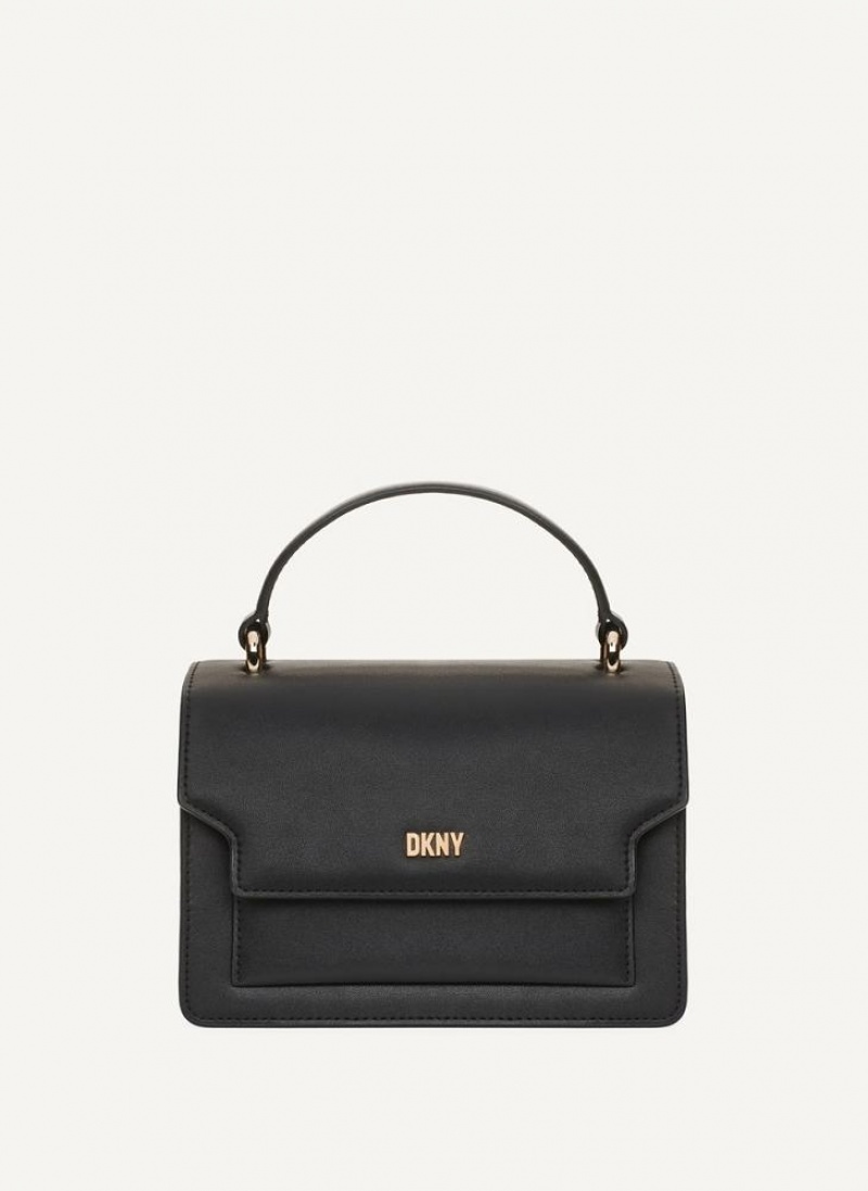 Black / Gold DKNY Millie Bags Crossbody Bags | USA-D0743